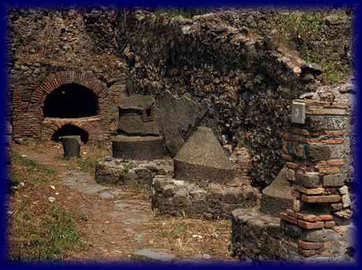 Rmischer Backofen in Pompeij.